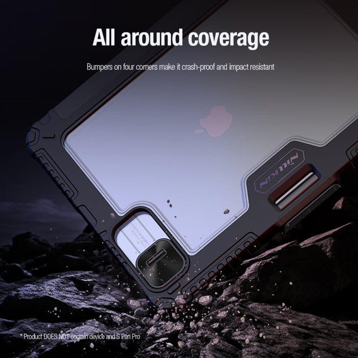 Funda de cuero para tableta estilo plegable de múltiples ángulos NILLKIN Bumper Pro, For iPad Pro 13 2025 / 2024, For iPad Pro 11 2025 / 2024, For iPad Air 13 2024 / 2025