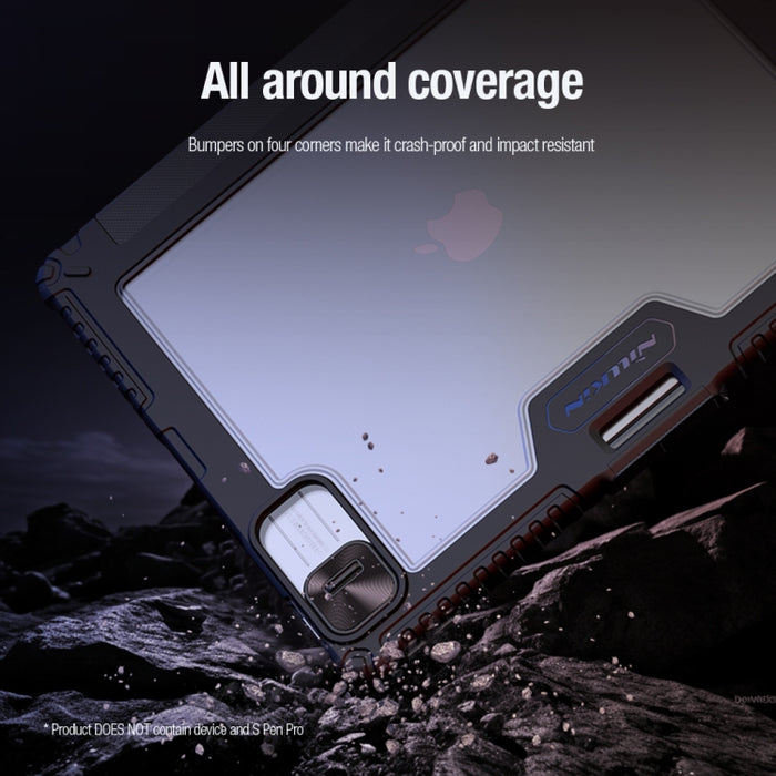 Funda de cuero para tableta estilo plegable de múltiples ángulos NILLKIN Bumper Pro, For iPad Pro 13 2025 / 2024, For iPad Pro 11 2025 / 2024, For iPad Air 13 2024 / 2025