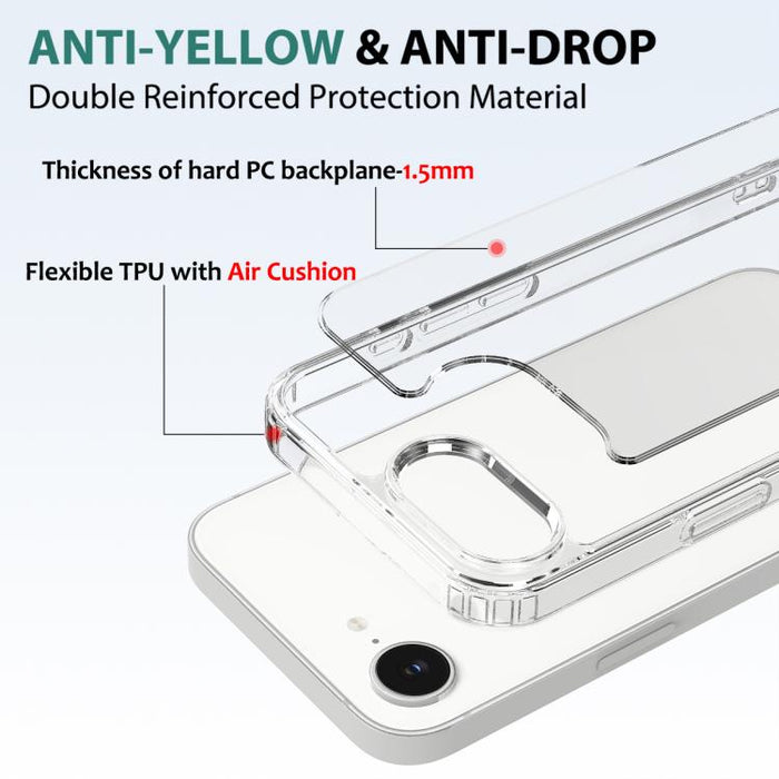 Caja de teléfono de acrílico TPU resistente a los arañazos, For iPhone 17 Pro Max, For iPhone 17 Pro, For iPhone 17, For iPhone Air, iPhone 16e, For iPhone 16 Pro Max, For iPhone 16 Pro, For iPhone 16 Plus, For iPhone 16