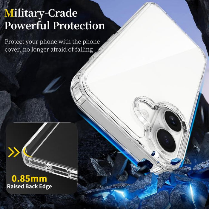 Caja de teléfono de acrílico TPU resistente a los arañazos, For iPhone 17 Pro Max, For iPhone 17 Pro, For iPhone 17, For iPhone Air, iPhone 16e, For iPhone 16 Pro Max, For iPhone 16 Pro, For iPhone 16 Plus, For iPhone 16