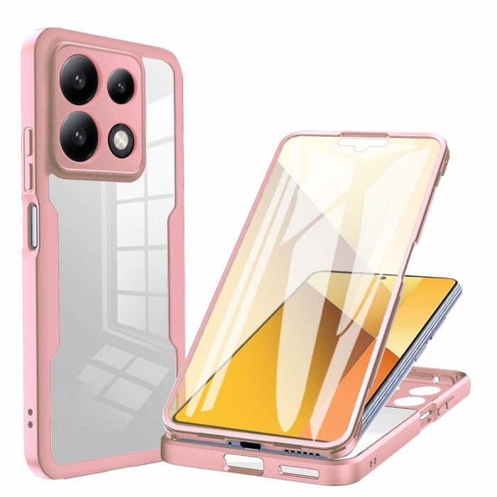 Acrílico + TPU Funda para teléfono de cobertura total de 360 grados, For Xiaomi Redmi Note 13 Pro 4G, For Xiaomi Redmi Note 13 4G, For Xiaomi Redmi Note 13 5G, For Xiaomi Redmi Note 13 Pro+ 5G, For Xiaomi Redmi Note 13 Pro 5G