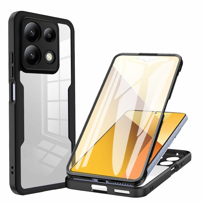 Acrílico + TPU Funda para teléfono de cobertura total de 360 grados, For Xiaomi Redmi Note 13 Pro 4G, For Xiaomi Redmi Note 13 4G, For Xiaomi Redmi Note 13 5G, For Xiaomi Redmi Note 13 Pro+ 5G, For Xiaomi Redmi Note 13 Pro 5G