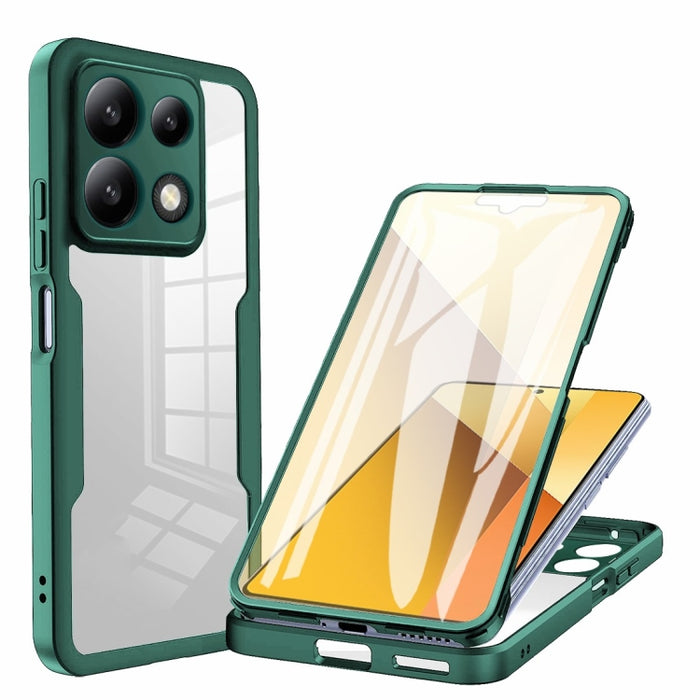 Acrílico + TPU Funda para teléfono de cobertura total de 360 grados, For Xiaomi Redmi Note 13 Pro 4G, For Xiaomi Redmi Note 13 4G, For Xiaomi Redmi Note 13 5G, For Xiaomi Redmi Note 13 Pro+ 5G, For Xiaomi Redmi Note 13 Pro 5G