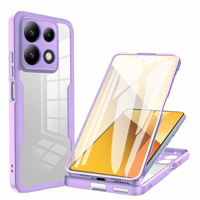 Acrílico + TPU Funda para teléfono de cobertura total de 360 grados, For Xiaomi Redmi Note 13 Pro 4G, For Xiaomi Redmi Note 13 4G, For Xiaomi Redmi Note 13 5G, For Xiaomi Redmi Note 13 Pro+ 5G, For Xiaomi Redmi Note 13 Pro 5G