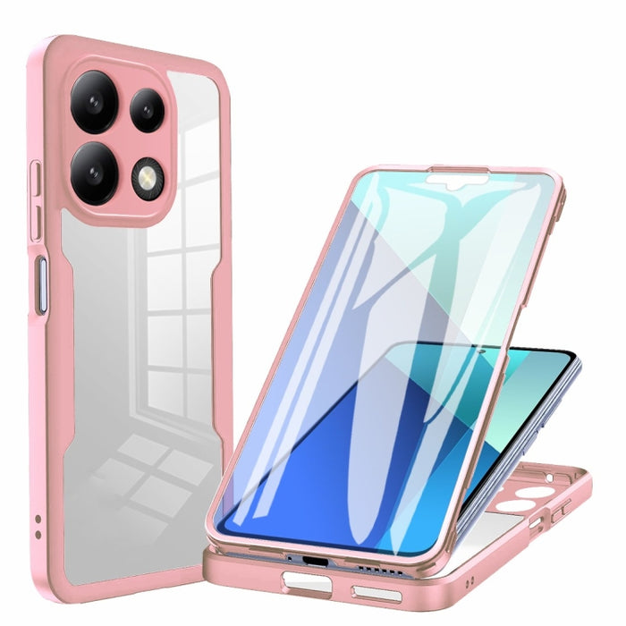 Acrílico + TPU Funda para teléfono de cobertura total de 360 grados, For Xiaomi Redmi Note 13 Pro 4G, For Xiaomi Redmi Note 13 4G, For Xiaomi Redmi Note 13 5G, For Xiaomi Redmi Note 13 Pro+ 5G, For Xiaomi Redmi Note 13 Pro 5G