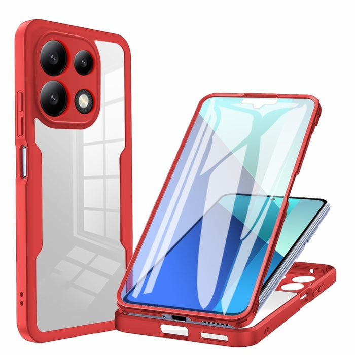 Acrílico + TPU Funda para teléfono de cobertura total de 360 grados, For Xiaomi Redmi Note 13 Pro 4G, For Xiaomi Redmi Note 13 4G, For Xiaomi Redmi Note 13 5G, For Xiaomi Redmi Note 13 Pro+ 5G, For Xiaomi Redmi Note 13 Pro 5G