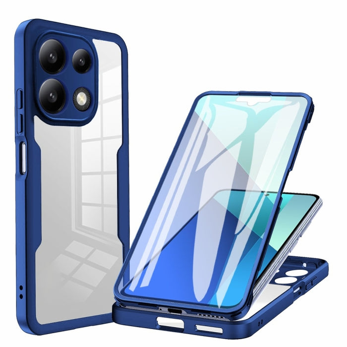 Acrílico + TPU Funda para teléfono de cobertura total de 360 grados, For Xiaomi Redmi Note 13 Pro 4G, For Xiaomi Redmi Note 13 4G, For Xiaomi Redmi Note 13 5G, For Xiaomi Redmi Note 13 Pro+ 5G, For Xiaomi Redmi Note 13 Pro 5G