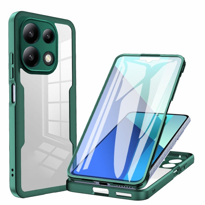 Acrílico + TPU Funda para teléfono de cobertura total de 360 grados, For Xiaomi Redmi Note 13 Pro 4G, For Xiaomi Redmi Note 13 4G, For Xiaomi Redmi Note 13 5G, For Xiaomi Redmi Note 13 Pro+ 5G, For Xiaomi Redmi Note 13 Pro 5G