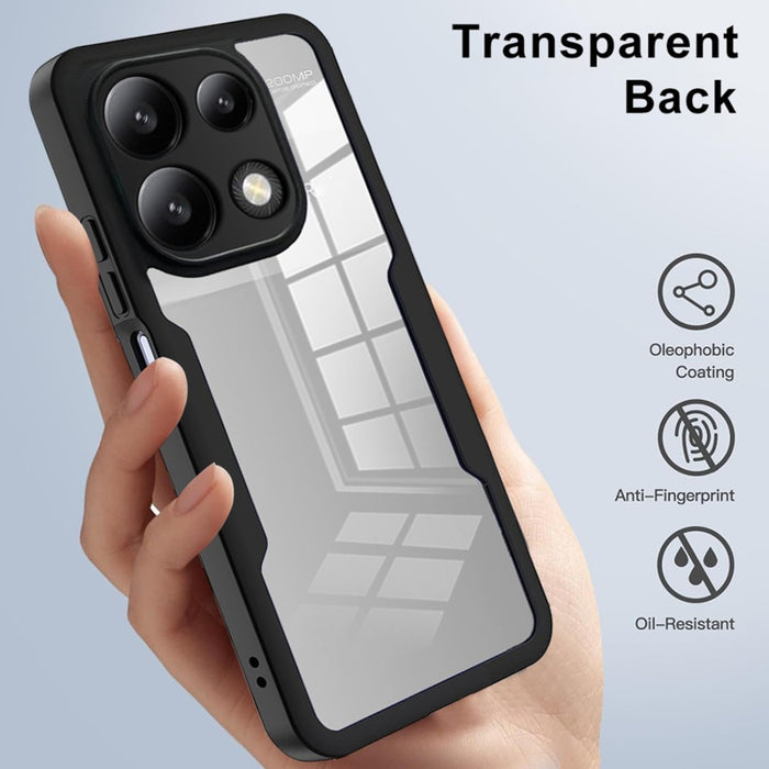 Acrílico + TPU Funda para teléfono de cobertura total de 360 grados, For Xiaomi Redmi Note 13 Pro 4G, For Xiaomi Redmi Note 13 4G, For Xiaomi Redmi Note 13 5G, For Xiaomi Redmi Note 13 Pro+ 5G, For Xiaomi Redmi Note 13 Pro 5G