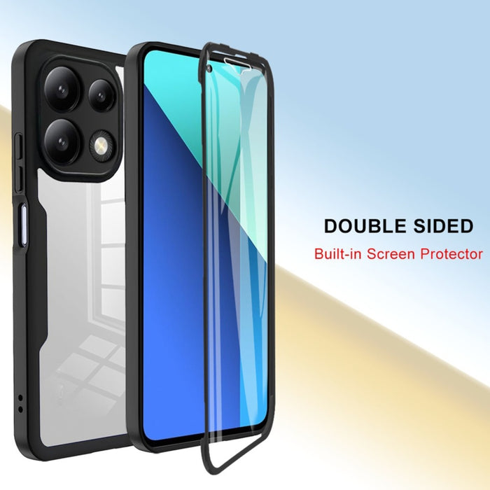 Acrílico + TPU Funda para teléfono de cobertura total de 360 grados, For Xiaomi Redmi Note 13 Pro 4G, For Xiaomi Redmi Note 13 4G, For Xiaomi Redmi Note 13 5G, For Xiaomi Redmi Note 13 Pro+ 5G, For Xiaomi Redmi Note 13 Pro 5G