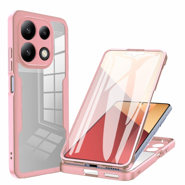 Acrílico + TPU Funda para teléfono de cobertura total de 360 grados, For Xiaomi Redmi Note 13 Pro 4G, For Xiaomi Redmi Note 13 4G, For Xiaomi Redmi Note 13 5G, For Xiaomi Redmi Note 13 Pro+ 5G, For Xiaomi Redmi Note 13 Pro 5G