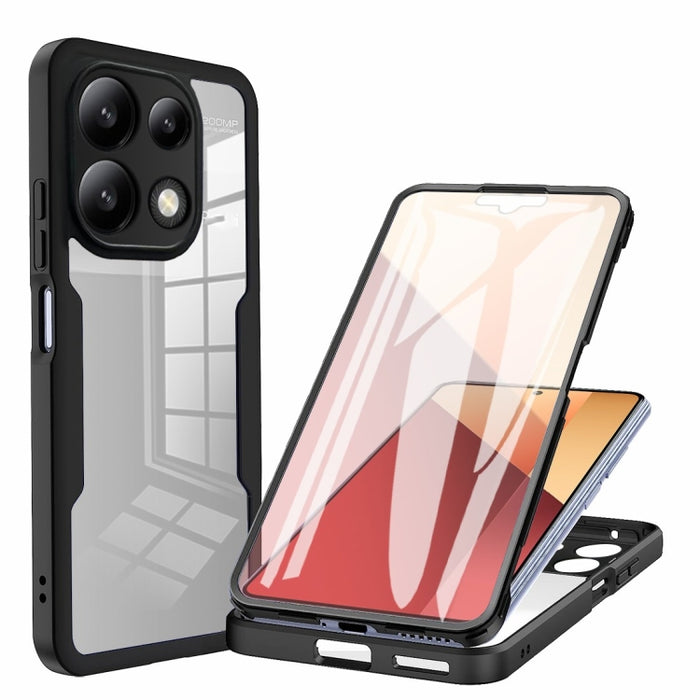Acrílico + TPU Funda para teléfono de cobertura total de 360 grados, For Xiaomi Redmi Note 13 Pro 4G, For Xiaomi Redmi Note 13 4G, For Xiaomi Redmi Note 13 5G, For Xiaomi Redmi Note 13 Pro+ 5G, For Xiaomi Redmi Note 13 Pro 5G