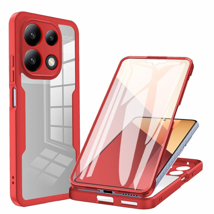Acrílico + TPU Funda para teléfono de cobertura total de 360 grados, For Xiaomi Redmi Note 13 Pro 4G, For Xiaomi Redmi Note 13 4G, For Xiaomi Redmi Note 13 5G, For Xiaomi Redmi Note 13 Pro+ 5G, For Xiaomi Redmi Note 13 Pro 5G