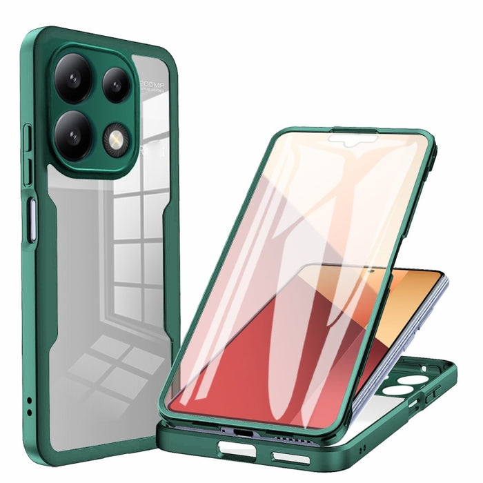 Acrílico + TPU Funda para teléfono de cobertura total de 360 grados, For Xiaomi Redmi Note 13 Pro 4G, For Xiaomi Redmi Note 13 4G, For Xiaomi Redmi Note 13 5G, For Xiaomi Redmi Note 13 Pro+ 5G, For Xiaomi Redmi Note 13 Pro 5G