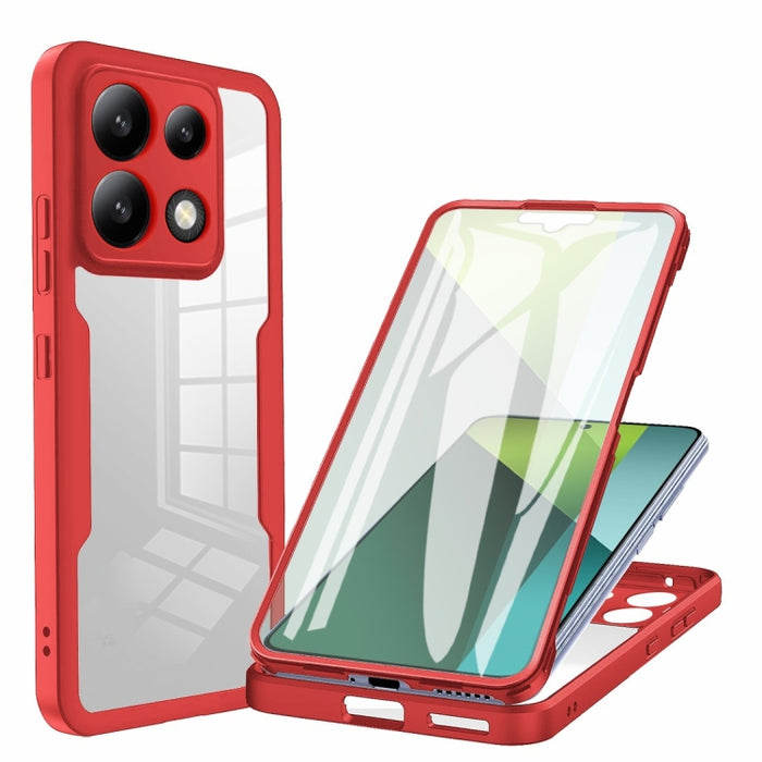 Acrílico + TPU Funda para teléfono de cobertura total de 360 grados, For Xiaomi Redmi Note 13 Pro 4G, For Xiaomi Redmi Note 13 4G, For Xiaomi Redmi Note 13 5G, For Xiaomi Redmi Note 13 Pro+ 5G, For Xiaomi Redmi Note 13 Pro 5G