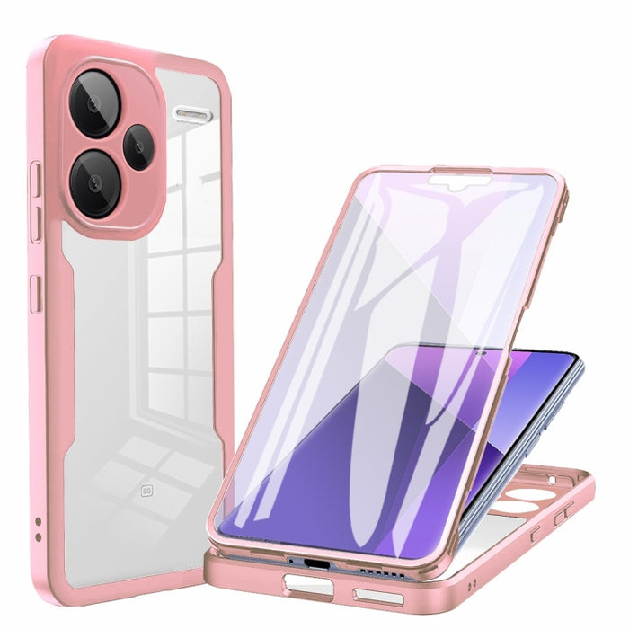 Acrílico + TPU Funda para teléfono de cobertura total de 360 grados, For Xiaomi Redmi Note 13 Pro 4G, For Xiaomi Redmi Note 13 4G, For Xiaomi Redmi Note 13 5G, For Xiaomi Redmi Note 13 Pro+ 5G, For Xiaomi Redmi Note 13 Pro 5G