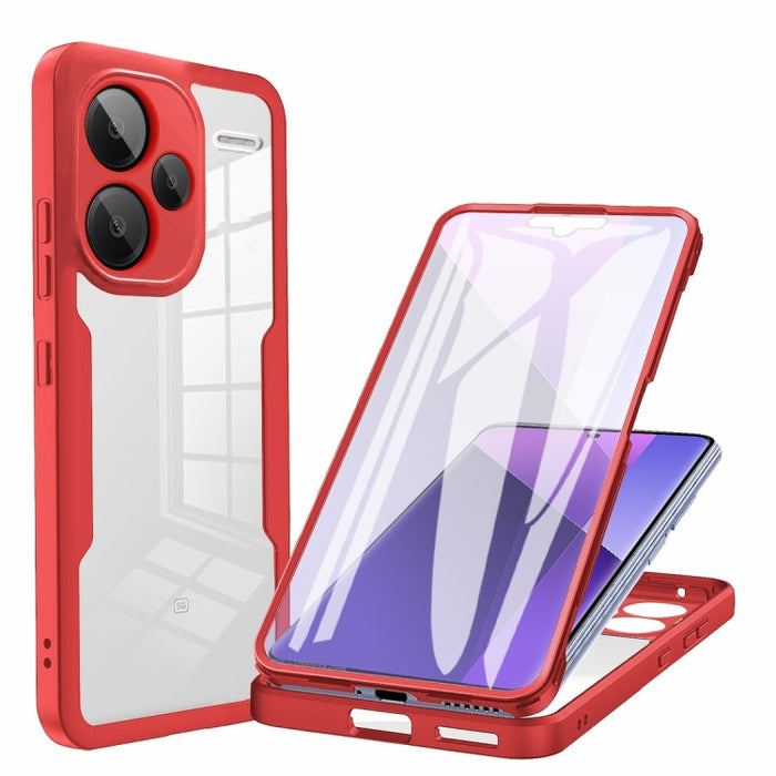 Acrílico + TPU Funda para teléfono de cobertura total de 360 grados, For Xiaomi Redmi Note 13 Pro 4G, For Xiaomi Redmi Note 13 4G, For Xiaomi Redmi Note 13 5G, For Xiaomi Redmi Note 13 Pro+ 5G, For Xiaomi Redmi Note 13 Pro 5G