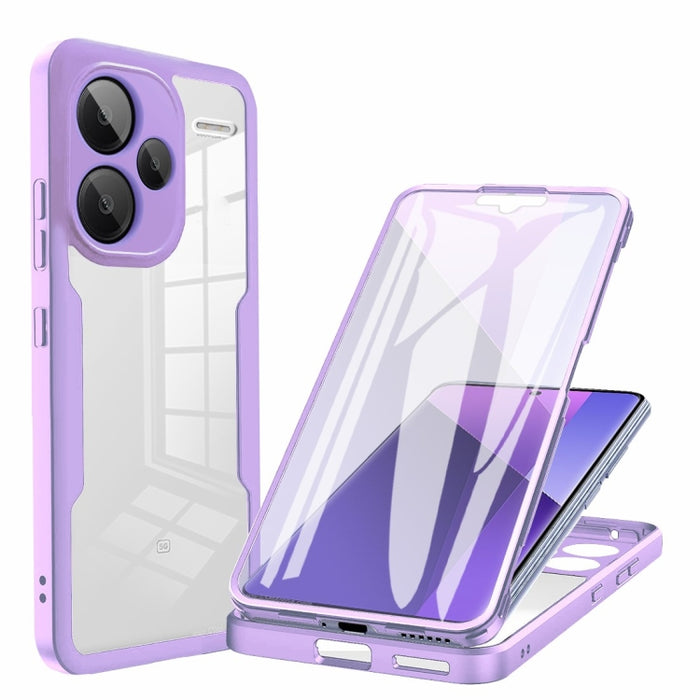 Acrílico + TPU Funda para teléfono de cobertura total de 360 grados, For Xiaomi Redmi Note 13 Pro 4G, For Xiaomi Redmi Note 13 4G, For Xiaomi Redmi Note 13 5G, For Xiaomi Redmi Note 13 Pro+ 5G, For Xiaomi Redmi Note 13 Pro 5G
