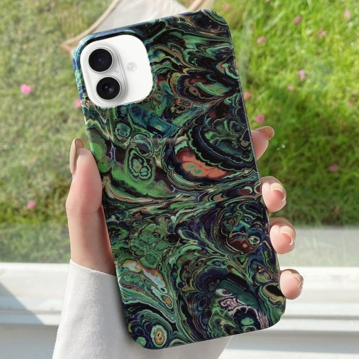 Caja del teléfono de la PC del palo de agua que barniza, For iPhone 16 Pro Max, For iPhone 16 Pro, For iPhone 16 Plus, For iPhone 16, For iPhone 15 Pro Max, For iPhone 15 Pro, For iPhone 15 Plus, For iPhone 15