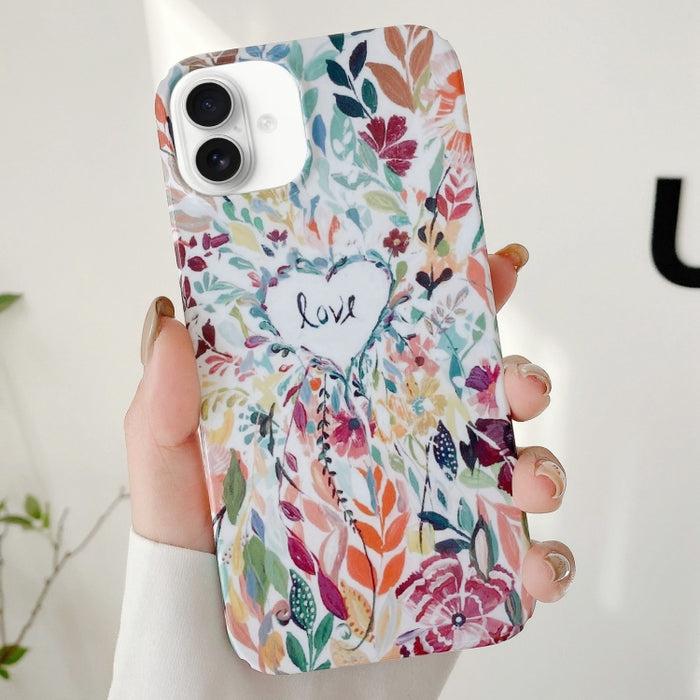 Caja del teléfono de la PC del palo de agua que barniza, For iPhone 16 Pro Max, For iPhone 16 Pro, For iPhone 16 Plus, For iPhone 16, For iPhone 15 Pro Max, For iPhone 15 Pro, For iPhone 15 Plus, For iPhone 15