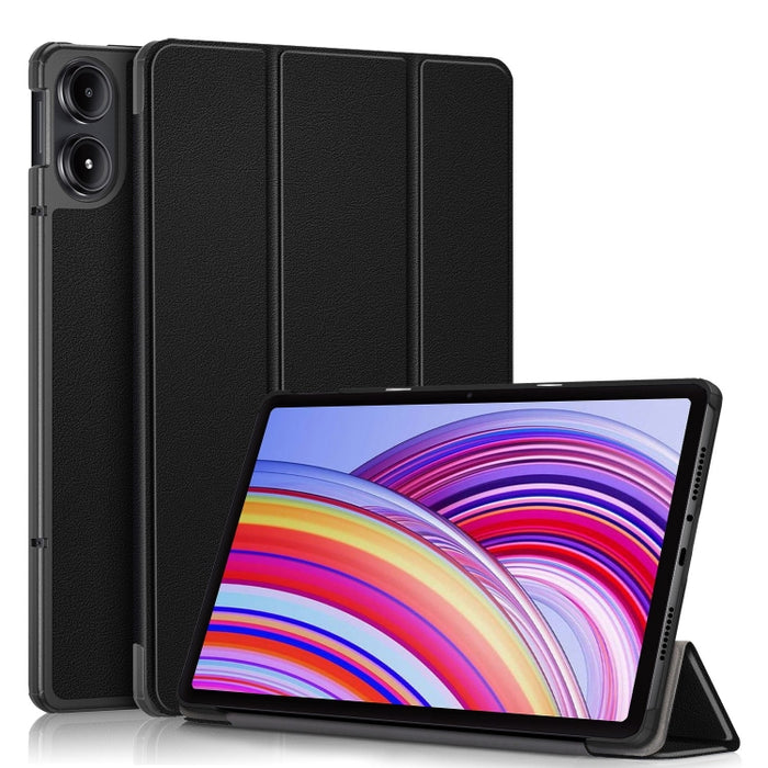 Funda para tableta inteligente de cuero con soporte triple Custer Pure Color, For Xiaomi Redmi Pad Pro 12.1
