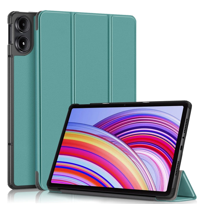 Funda para tableta inteligente de cuero con soporte triple Custer Pure Color, For Xiaomi Redmi Pad Pro 12.1