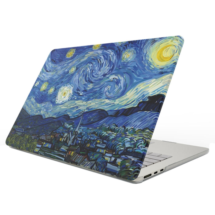 Funda protectora esmerilada para portátil con patrón impreso UV, For MacBook Pro 16.2 A2991 / A2780 / A2485, For MacBook Air 13.3 A1932 / A2179 / A2337, For MacBook Pro 16 A2141, For MacBook Pro 15.4 A1707 / A1990