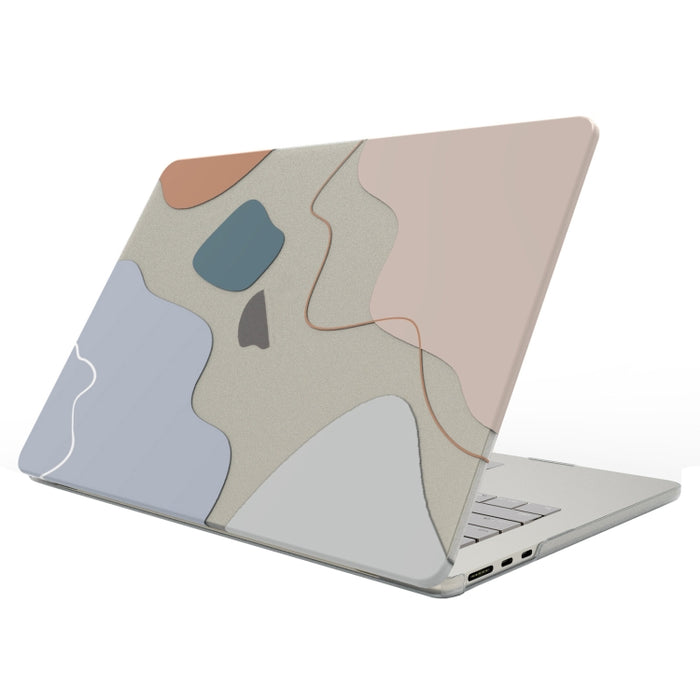 Funda protectora esmerilada para portátil con patrón impreso UV, For MacBook Pro 16.2 A2991 / A2780 / A2485, For MacBook Air 13.3 A1932 / A2179 / A2337, For MacBook Pro 16 A2141, For MacBook Pro 15.4 A1707 / A1990