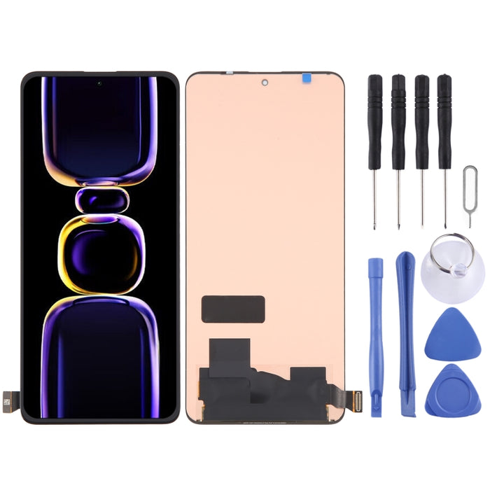 Pantalla LCD de material OLED original con ensamblaje completo del digitalizador, For Xiaomi Redmi K60 Pro, For Xiaomi Redmi K60E, For Xiaomi Redmi K60