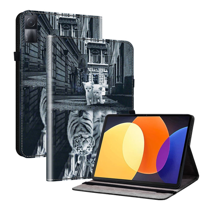 Funda para tableta de cuero pintado con textura de cristal, For Redmi K Pad 2 8.8 inch 2026, For Xiaomi Redmi K Pad 8.8 inch, For Xiaomi Redmi Pad 2 11 inch, For Xiaomi Pad 7 / Pad 7 Pro, For Xiaomi Redmi Pad SE 8.7, For Xiaomi Redmi Pad Pro 12.1      ...