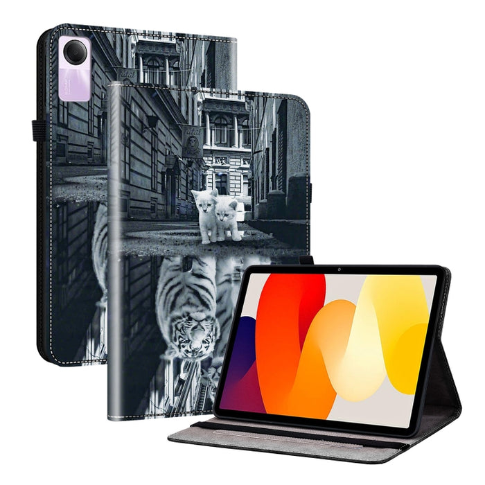 Funda para tableta de cuero pintado con textura de cristal, For Redmi K Pad 2 8.8 inch 2026, For Xiaomi Redmi K Pad 8.8 inch, For Xiaomi Redmi Pad 2 11 inch, For Xiaomi Pad 7 / Pad 7 Pro, For Xiaomi Redmi Pad SE 8.7, For Xiaomi Redmi Pad Pro 12.1      ...