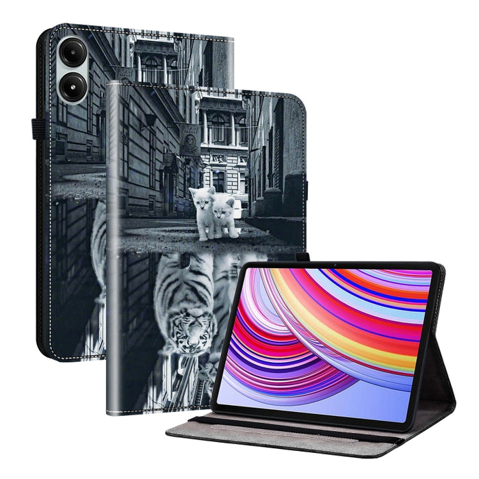 Funda para tableta de cuero pintado con textura de cristal, For Redmi K Pad 2 8.8 inch 2026, For Xiaomi Redmi K Pad 8.8 inch, For Xiaomi Redmi Pad 2 11 inch, For Xiaomi Pad 7 / Pad 7 Pro, For Xiaomi Redmi Pad SE 8.7, For Xiaomi Redmi Pad Pro 12.1      ...