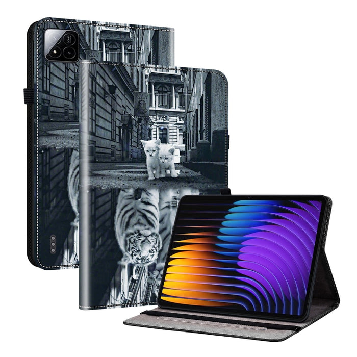 Funda para tableta de cuero pintado con textura de cristal, For Redmi K Pad 2 8.8 inch 2026, For Xiaomi Redmi K Pad 8.8 inch, For Xiaomi Redmi Pad 2 11 inch, For Xiaomi Pad 7 / Pad 7 Pro, For Xiaomi Redmi Pad SE 8.7, For Xiaomi Redmi Pad Pro 12.1      ...