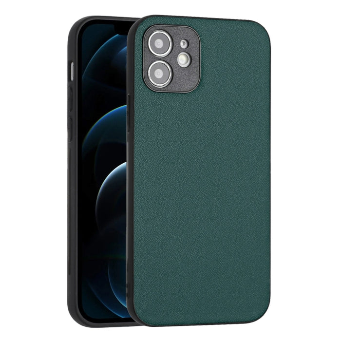 Funda individual para teléfono con patrón de cuero R20, For iPhone 12 mini, For iPhone 11 Pro Max, For iPhone 11, For iPhone 11 Pro, For iPhone XS / X, For iPhone XR, For iPhone XS Max, For iPhone 8 Plus / 7 Plus