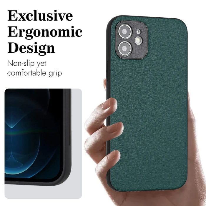 Funda individual para teléfono con patrón de cuero R20, For iPhone 12 mini, For iPhone 11 Pro Max, For iPhone 11, For iPhone 11 Pro, For iPhone XS / X, For iPhone XR, For iPhone XS Max, For iPhone 8 Plus / 7 Plus