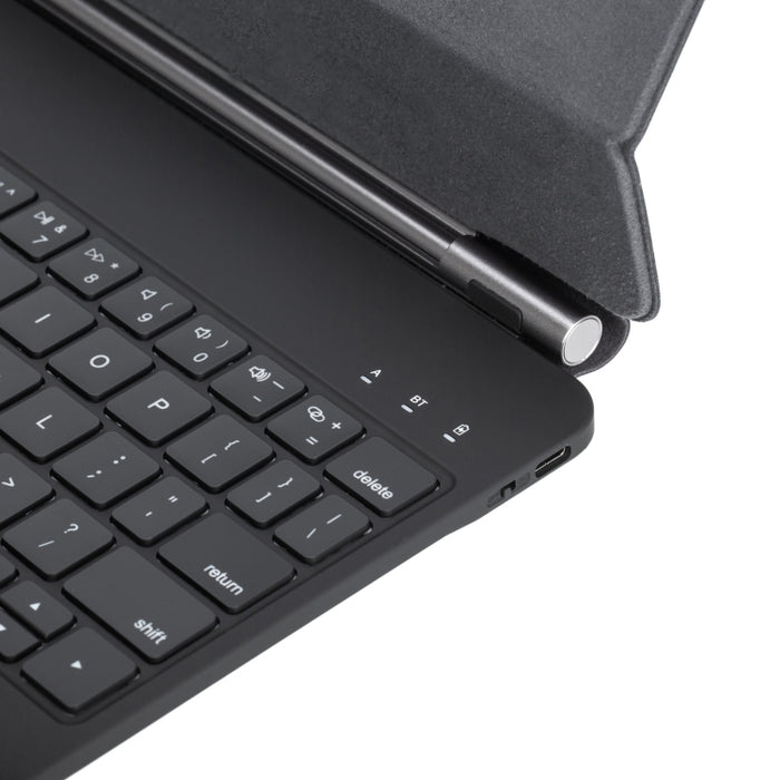 Funda de cuero con teclado Bluetooth y panel táctil, For iPad Air 11 2025 / 2024 / Pro 11 2022