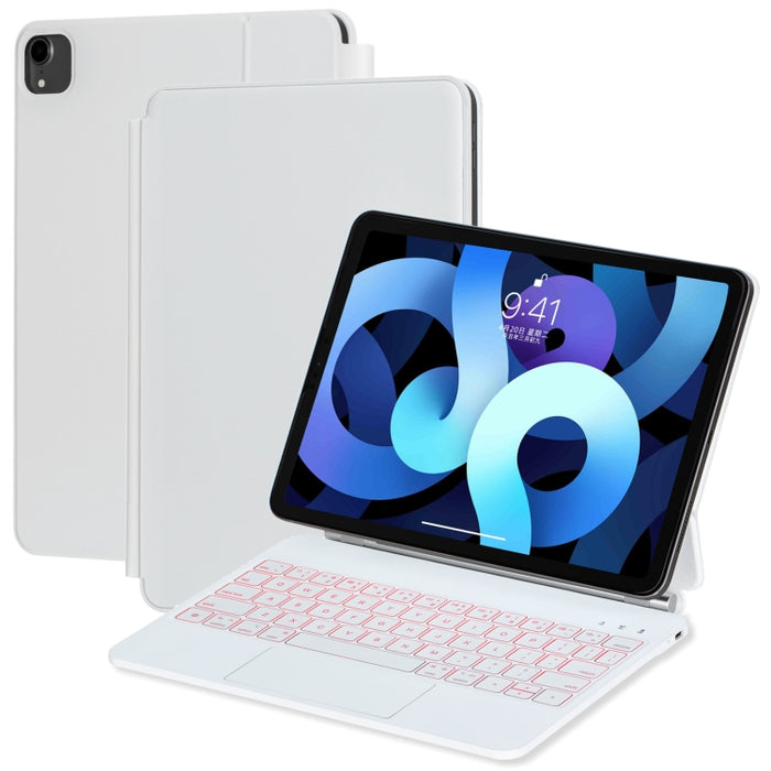 Funda de cuero con teclado Bluetooth y panel táctil, For iPad Air 11 2025 / 2024 / Pro 11 2022