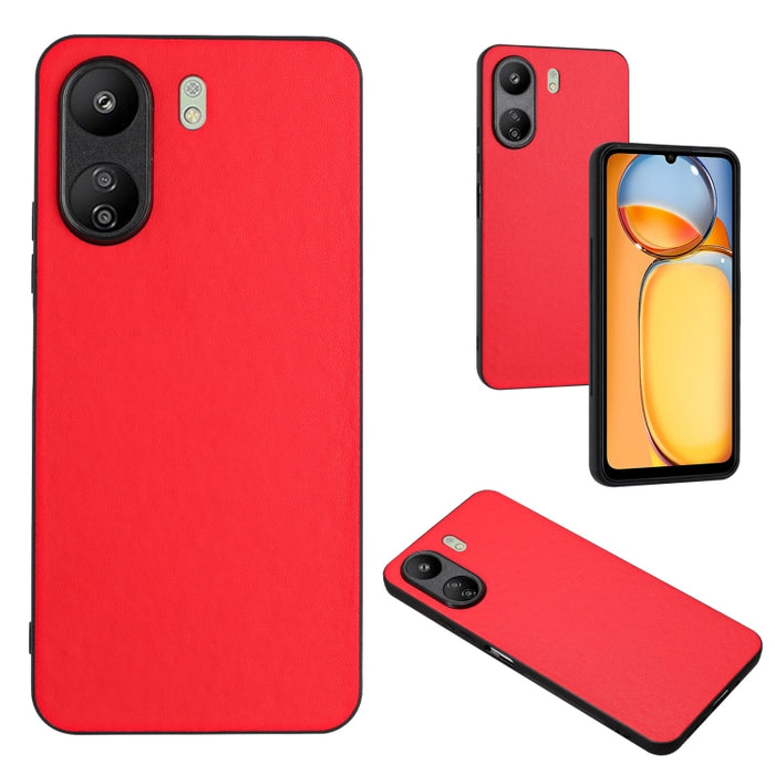 Funda individual para teléfono con patrón de cuero R20, For Xiaomi Redmi A3 4G Global, For Xiaomi Redmi Note 13 Pro 4G Global, For Xiaomi Redmi Note 13 4G Global, For Xiaomi Redmi 13C 5G Global/13R, For Xiaomi Redmi 13C 4G Global/Poco C65              ...