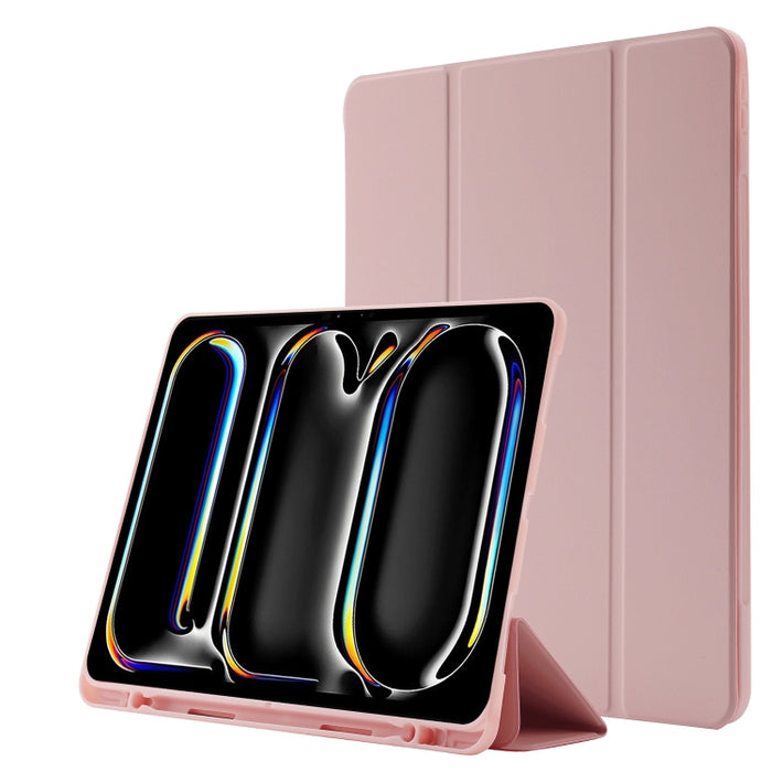 Estuche para tableta de cuero triple Skin Feel con ranura para bolígrafo, For iPad Pro 13 2025 / 2024, For iPad Pro 11 2025 / 2024, For iPad Air 11 2025 / 2024, For iPad Air 13 2025 / 2024