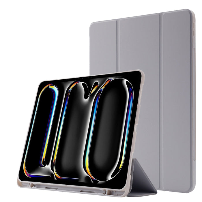 Estuche para tableta de cuero triple Skin Feel con ranura para bolígrafo, For iPad Pro 13 2025 / 2024, For iPad Pro 11 2025 / 2024, For iPad Air 11 2025 / 2024, For iPad Air 13 2025 / 2024