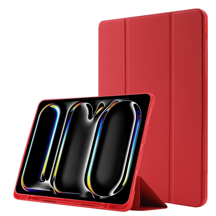 Estuche para tableta de cuero triple Skin Feel con ranura para bolígrafo, For iPad Pro 13 2025 / 2024, For iPad Pro 11 2025 / 2024, For iPad Air 11 2025 / 2024, For iPad Air 13 2025 / 2024