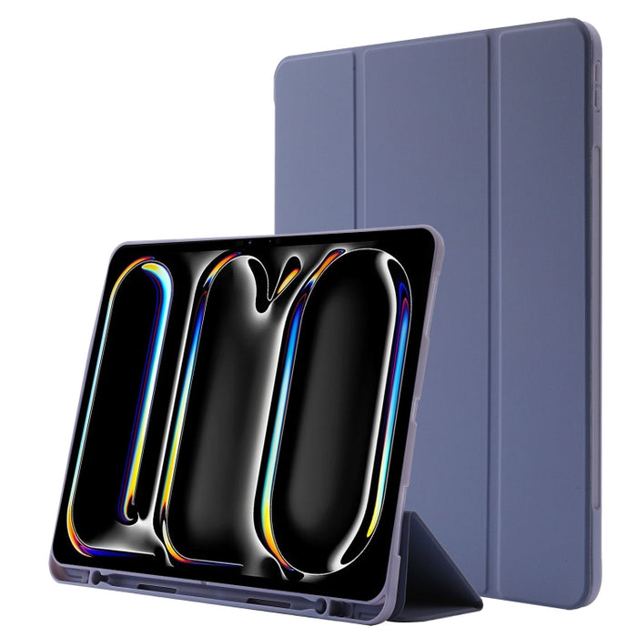 Estuche para tableta de cuero triple Skin Feel con ranura para bolígrafo, For iPad Pro 13 2025 / 2024, For iPad Pro 11 2025 / 2024, For iPad Air 11 2025 / 2024, For iPad Air 13 2025 / 2024