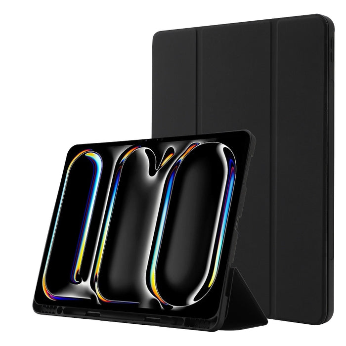Estuche para tableta de cuero triple Skin Feel con ranura para bolígrafo, For iPad Pro 13 2025 / 2024, For iPad Pro 11 2025 / 2024, For iPad Air 11 2025 / 2024, For iPad Air 13 2025 / 2024