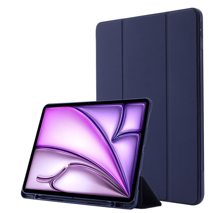Estuche para tableta de cuero triple Skin Feel con ranura para bolígrafo, For iPad Pro 13 2025 / 2024, For iPad Pro 11 2025 / 2024, For iPad Air 11 2025 / 2024, For iPad Air 13 2025 / 2024