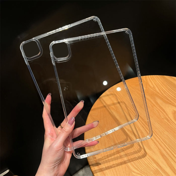 Estuche para tableta de acrílico transparente Suck Pen, For iPad Pro 13  2025 / 2024, For iPad 2025 / 2022, For iPad Air 11 2025 / 2024, For iPad Air 13  2025 / 2024, For iPad Pro 11 2024, For iPad Pro 11 2022/2021/2020, For iPad 10.2 2021/2020/2019   ...
