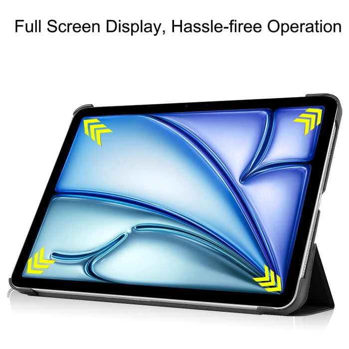 Funda para tableta de cuero inteligente con soporte triple Custer Pure Color, For iPad Pro 13 2025 / 2024, For iPad Air 13 2025 / 2024