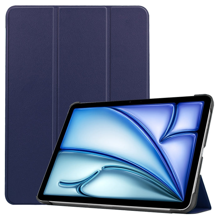 Funda para tableta de cuero inteligente con soporte triple Custer Pure Color, For iPad Pro 13 2025 / 2024, For iPad Air 13 2025 / 2024