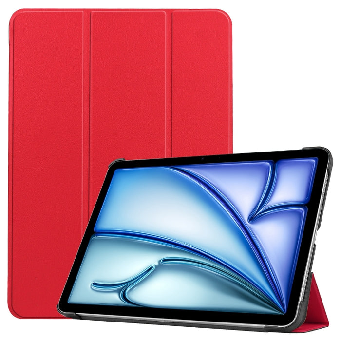 Funda para tableta de cuero inteligente con soporte triple Custer Pure Color, For iPad Pro 13 2025 / 2024, For iPad Air 13 2025 / 2024