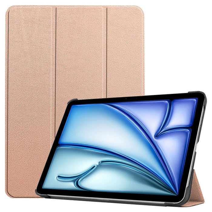 Funda para tableta de cuero inteligente con soporte triple Custer Pure Color, For iPad Pro 13 2025 / 2024, For iPad Air 13 2025 / 2024