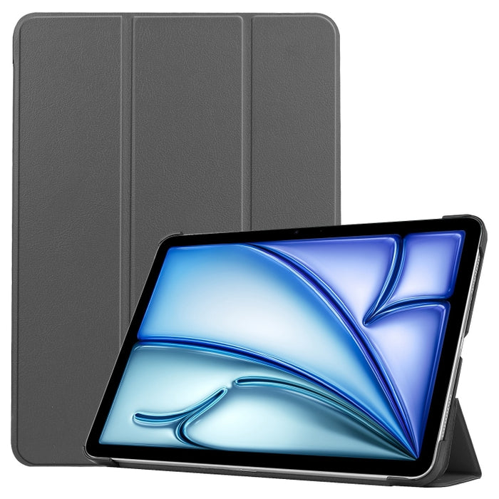 Funda para tableta de cuero inteligente con soporte triple Custer Pure Color, For iPad Pro 13 2025 / 2024, For iPad Air 13 2025 / 2024